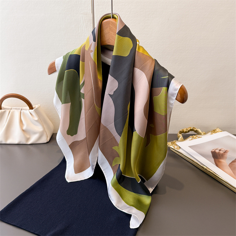 Silk Scarf Square - Новый женский квадратный платок 2026 года
