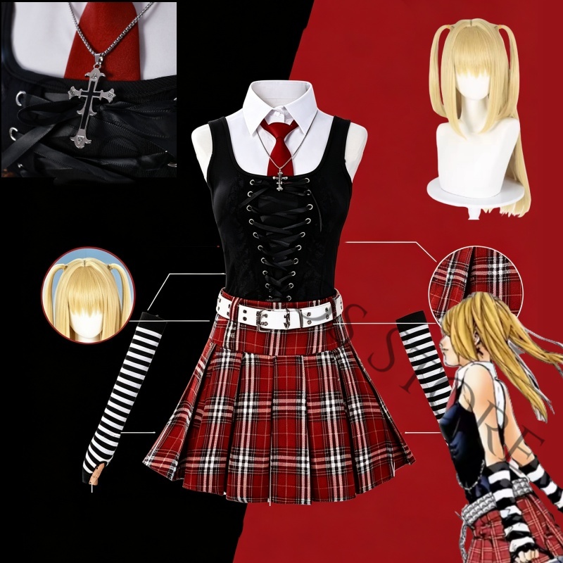 Women'S Red Accessories - Костюм для косплея Мисы Аманэ из