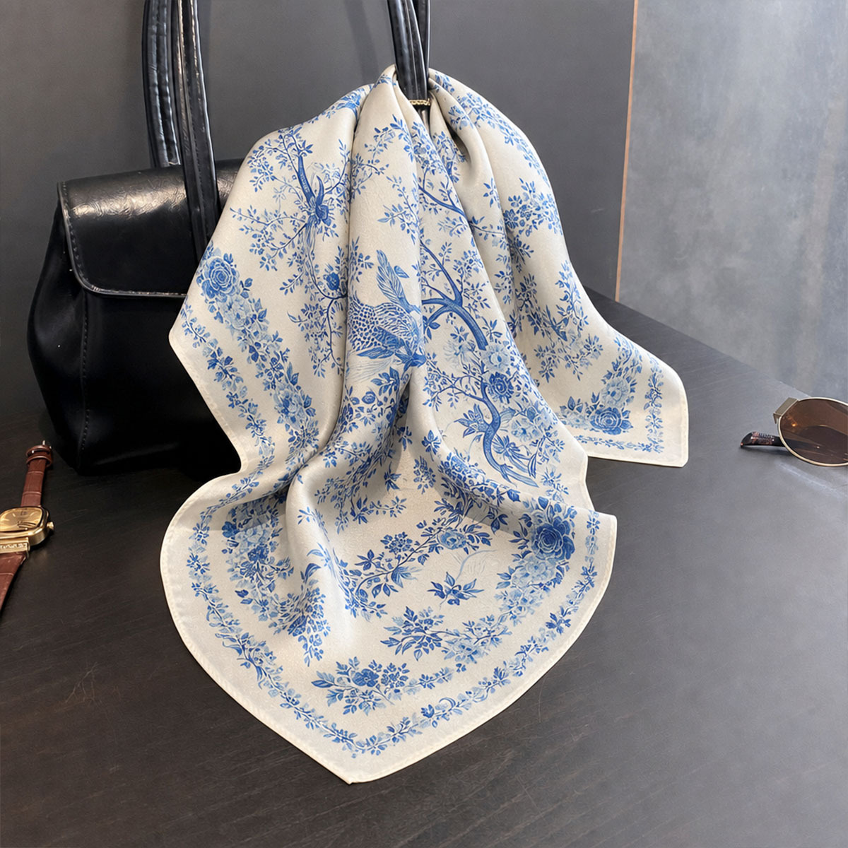 100% натуральный шелковый плат – обзор и цена Silk Scarf Square