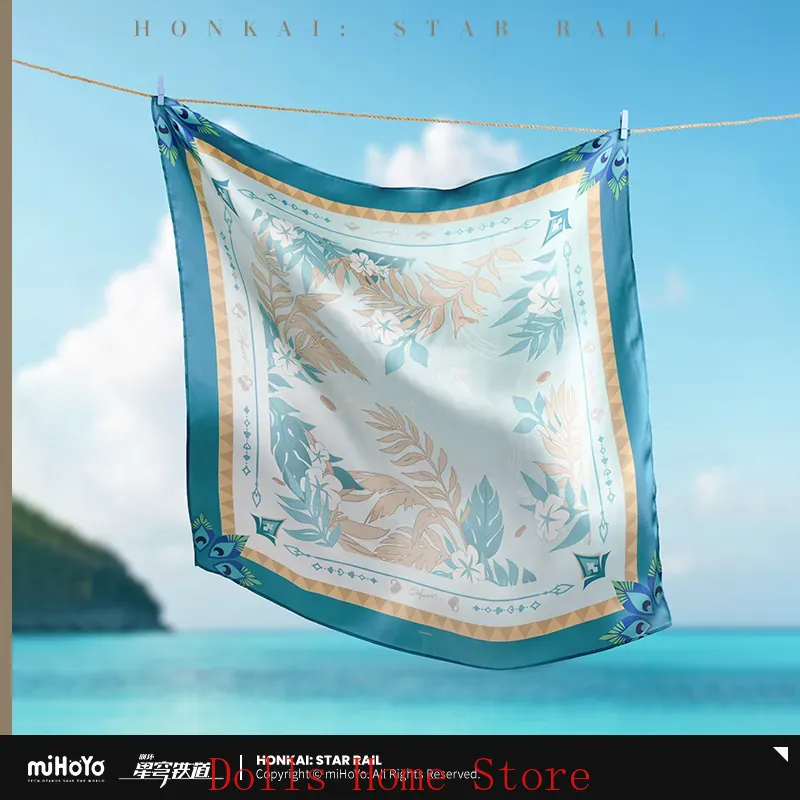 Официальный аниме-мерч от MIHO – обзор и цена Silk Scarf Square