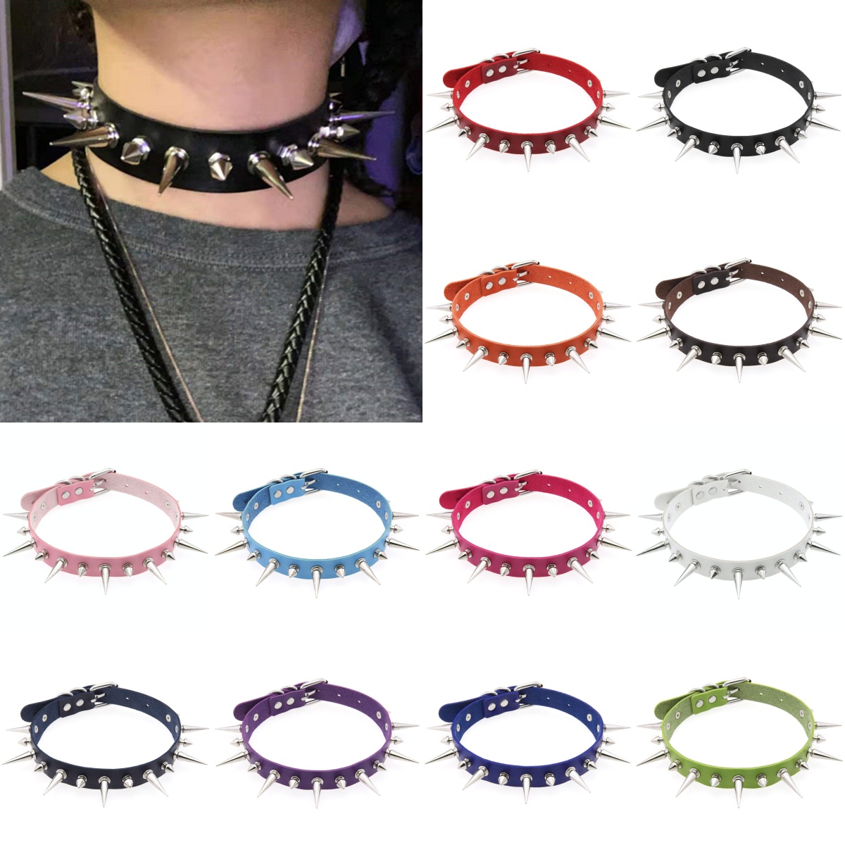 Женское колье-чокер с пластико – обзор и цена Women'S Emo Accessories
